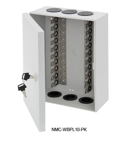 Щит распределительный настенный 10 плинтов NIKOMAX (NMC-WBPL10-PK) в Муроме Щиты электрические Pintop.ru