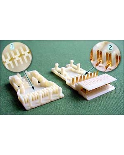 Вилка 4 пары 110 типа LANMASTER LAN-S110P4 в Муроме Коннекторы Pintop.ru