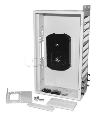 Бокс оптический универсальный 19 Hyperline FO-19R-3U-12xSLT-W140H42-96UN-GY в Муроме Коммутационные изделия Pintop.ru