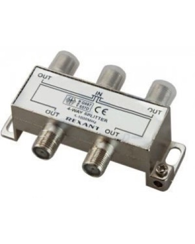 Делитель телевизионный ТВх4 под F разъём 5-1000 МГц (10шт/уп) REXANT 05-6003 в Муроме Системы видеонаблюдения Pintop.ru