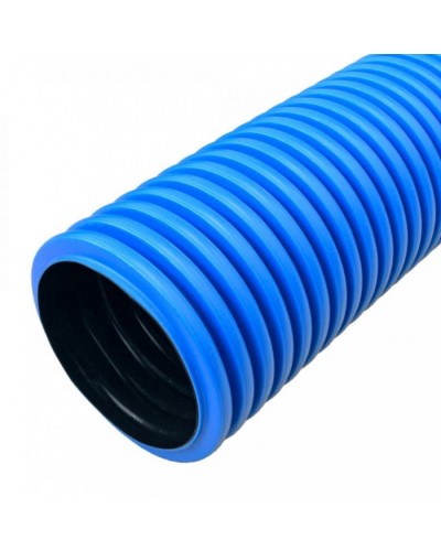 Труба гофрированная двустенная ПНД жесткая тип 750 (SN19) синяя д90 5,7м (34,2м/уп) Промрукав (PR15.0125) в Муроме Труба гофрированная Pintop.ru