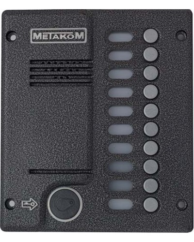 Блок вызова домофона Метаком MК10.2-RFEVN в Муроме Вызывные видеопанели малоабонентные Pintop.ru