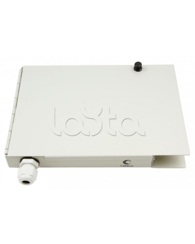 Бокс оптический настенный 19 на 8 SC/LC портов Cabeus JJT-8-SC в Муроме Кросс оптический Pintop.ru