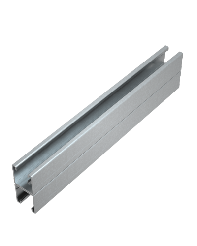 Страт-профиль двойной 41х41 L2200 мм s:1,5 HD85 КМ-профиль (2STP41-41-2200 HD85) в Муроме Аксессуары для лотков Pintop.ru