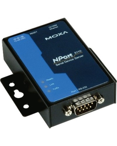 Сервер 1-портовый RS-232 в Ethernet Moxa NPort 5110 в Муроме Дополнительное оборудование для ОПС Pintop.ru