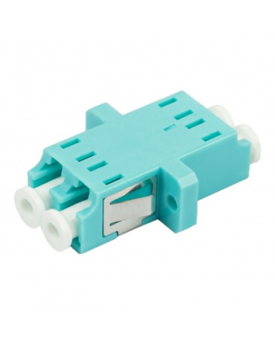 Адаптер оптический проходной LC-LC, OM3, дуплекс (duplex), бирюзовый Datarex DR-541123 в Муроме Коммутационные изделия Pintop.ru
