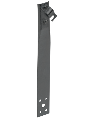 Держатель проводника круглого 6-10мм винтовой прямой h=60мм оцинкованная сталь TD IEK (ZDP86-13-1-16-60) в Муроме Крепеж Pintop.ru