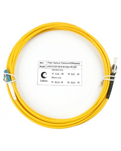 Шнур оптический simplex LC-ST 9/125 sm 25м LSZH Cabeus FOP(s)-9-LC-ST-25m в Муроме Патч-корды оптические Pintop.ru