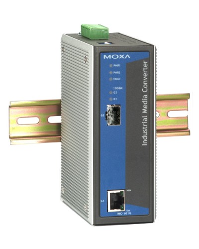 Медиаконвертер Gigabit Ethernet 10/100/1000BaseTX в 1000BaseSX/LX/LHX/ZX Moxa IMC-101G в Муроме Дополнительное оборудование для ОПС Pintop.ru