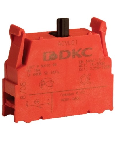 Блок контактный с клеммными зажимами (нормально-замкнутый) DKC ACVL01 в Муроме Клеммные колодки Pintop.ru