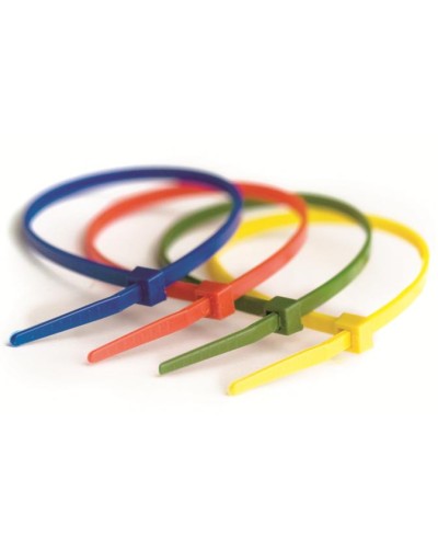 Хомут-стяжка нейлоновый, стандартный PL6.6 3.6х200 мм зеленый DKC 25214CV (100 шт/уп) в Муроме Стяжки-хомуты Pintop.ru