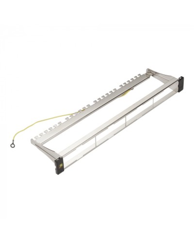 Панель модульная 19, экранированная, на 4 вставки, 1U LANMASTER LAN-FRM-PP-STP/1U в Муроме Коммутационные изделия Pintop.ru