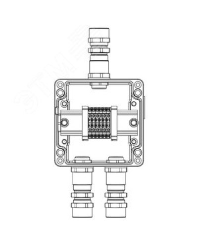 TBE-A-12-(6xCBC.2)-2xKA2MHK(A)-1xKA2MHK(C)1Ex e IIC Т5 Gb / Ex tb IIIC T95°C Db IP66 DKC (1201.121.22.121B) в Муроме Комутационные взрывозащищенные коробки Pintop.ru