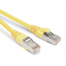 Патч-корд RJ45-RJ45, 4 пары, STP, кат.5е, LSZH (2м) Hyperline PC-LPM-STP-RJ45-RJ45-C5e-2M-LSZH-YL