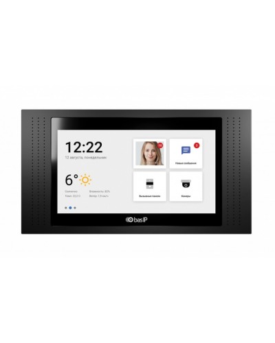 IP-видеодомофон BAS-IP AT-07L BLACK в Муроме Вызывные IP панели Pintop.ru