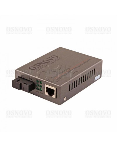 Медиаконвертер Fast Ethernet OSNOVO OMC-100-11S5b в Муроме Медиаконвертеры Pintop.ru