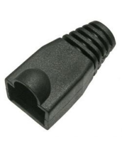 Колпачки защитные для кабеля 6,0мм cat.5, на соединение коннектора с кабелем (черный) TWT TWT-BO-6.0-BK/100 в Муроме Коннекторы Pintop.ru