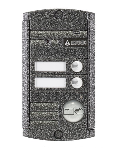 Видеопанель вызывная накладная цветная на 2 абонента с Proxy-считывателем Activision AVP-452 Proxy (PAL, антик) в Муроме Вызывные видеопанели малоабонентные Pintop.ru