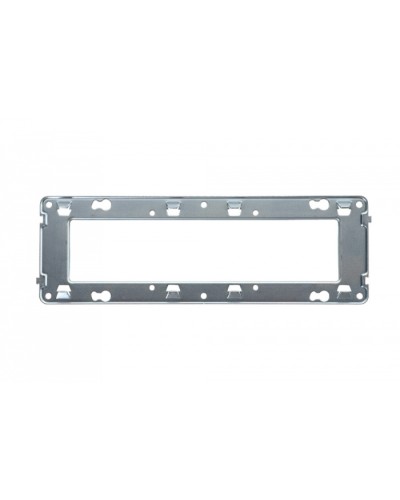 Универсальный суппорт для горизонтальных рамок 6 и 8 модулей французский стандарт Eurolan (16S-00-18WT) в Муроме Комбинированные настенные розетки Pintop.ru