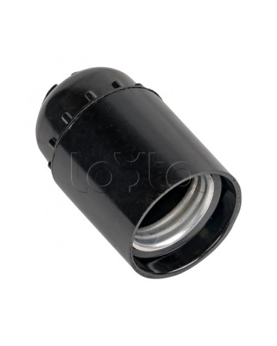 Патрон карболитовый подвесной Е27 черн. без наклейки EKF PROxima (LHC-E27-s) в Муроме Источники света(Лампы) Pintop.ru