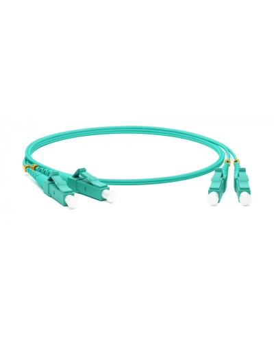 Патч-корд волоконно-оптический MM50/125 LC-LC duplex LSZH 30 м Hyperline FC-D2-503-LC/PR-LC/PR-H-30M-LSZH-AQ в Муроме Патч-корды оптические Pintop.ru
