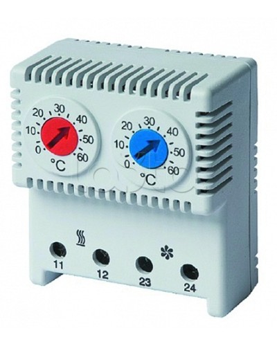 Термостат сдвоенный DKC (R5THRV13) в Муроме Аксессуары для стоек и шкафов Pintop.ru
