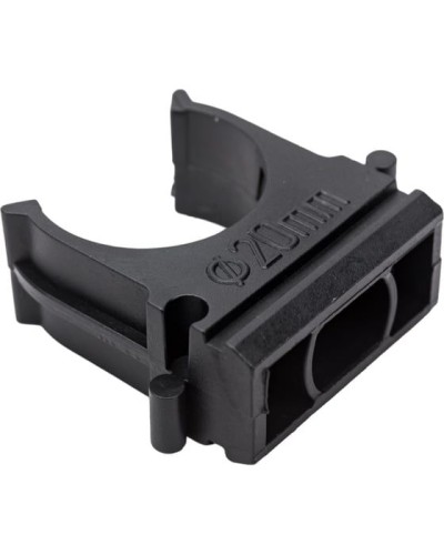 Крепеж-клипса для трубы ø 20 мм, черная (100 шт./уп.) Rexant (28-0120-3) в Муроме Держатели, клипсы, скобы Pintop.ru