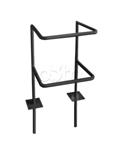 Ограждение стойки считывателя ОС-1 АЯКС, цвет черный, «под бетонирование» Магнито-контакт в Муроме Ограждения Pintop.ru