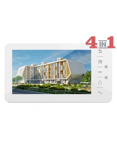 Монитор цветного видеодомофона Tantos Prime HD (White) VZ в Муроме Абонентские видеоустройства Pintop.ru