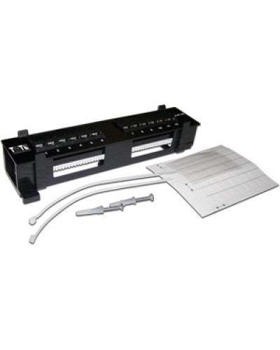 Патч-панель настенная горизонтальная 12 портов RJ-45 TWT TWT-PP12UTP-H в Муроме Патч панель Pintop.ru
