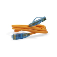 Патч-корд U/UTP Hyperline PC-LPM-UTP-RJ45-RJ45-C6-0.3M-LSZH-OR