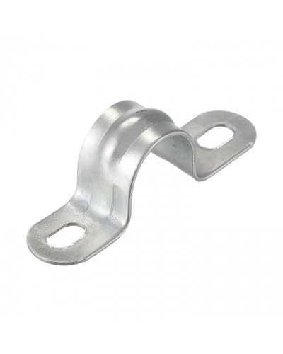Скоба оцинк. с двумя отверстиями, для трубы D14мм(5шт) Экопласт (43614-5) - Скоба оцинкованная с двумя отверстиями, для трубы D14мм(5шт) Экопласт в Муроме Держатели, клипсы, скобы Pintop.ru