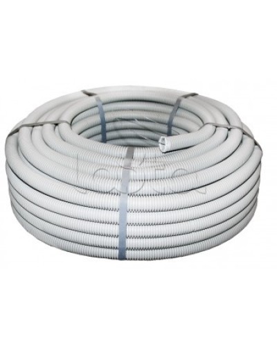 Труба гофр. ПВХ тяжелая с протяжкой d16 мм (100 м) серая EKF-Plast (tg-z-16-t) в Муроме Труба гофрированная Pintop.ru