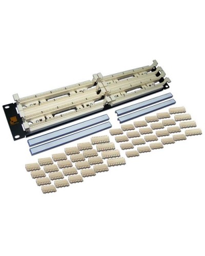 Панель кроссовая 110 типа, 200 пар, 19, 2U LANMASTER LAN-RS110-200FT в Муроме Кроссовое оборудование тип 110 Pintop.ru