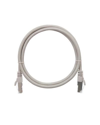 Шнур коммутационный 2хRJ45/8P8C F/UTP кат.5е (1 м) NIKOMAX (NMC-PC4SD55B-010-GY) в Муроме Патчкорды (медные) Pintop.ru