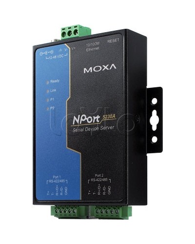 Сервер 2-портовый RS-422/485 в Ethernet Moxa NPort 5230A в Муроме Дополнительное оборудование для ОПС Pintop.ru