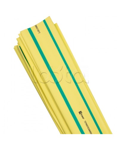 Термоусаживаемая трубка ТУТ нг 25/12,5 желто-зеленая в отрезках по 1м EKF PROxima (tut-25-yg-1m) в Муроме Аксессуары для кабель-канала Pintop.ru