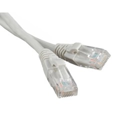 Патч-корд экранированный Hyperline PC-LPM-STP-RJ45-RJ45-C6-0.5M-LSZH-GY