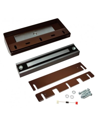 Электромагнитный замок влагозащищённый ALeko ALM-350FT (12В черный) в Муроме Электромагнитные замки Pintop.ru