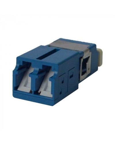 Адаптер оптический LC OM3, со шторкой, корпус SC, дуплексный LANMASTER (LAN-2LCS/SH-AM-OM3) в Муроме Коннекторы ВО Pintop.ru