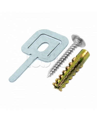 Комплекты для крепления ОКЛ с использованием самореза, дюбеля и хомута FR ПР-25 (100 шт) Промрукав (PR08.5200) в Муроме Огнестойкие кабельные линии Pintop.ru