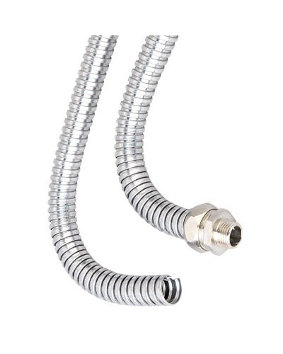 Металлорукав из оцинкованной стали DN 50мм, Dвн 50,5 мм, Dнар 54,5 мм, IP40, 25м DKC 667R5054 в Муроме Металлорукав Pintop.ru