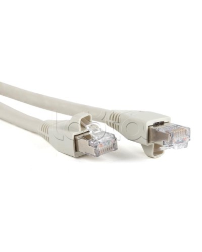 Патч-корд RJ45-RJ45, 4 пары, STP, кат.6a, LSZH (2м) Hyperline PC-LPM-STP-RJ45-RJ45-C6a-2M-LSZH-GY в Муроме Патчкорды (медные) Pintop.ru