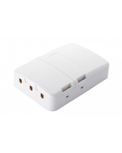 Настенная коробка 3-портовая, 2 секции, белый Eurolan (12B-13-33WT) в Муроме Розетки компьютерные и телефонные Pintop.ru