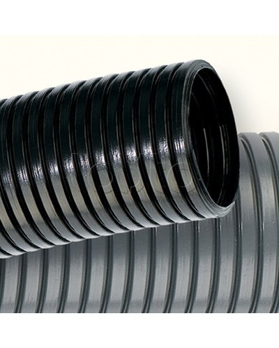 Труба гофрированная DN48мм, ПВ-2, D вн 47,4 мм, D нар 54,5 мм, полиамид 6, безгалогенная, с протяжкой DKC PA604855F2 в Муроме Труба гофрированная Pintop.ru