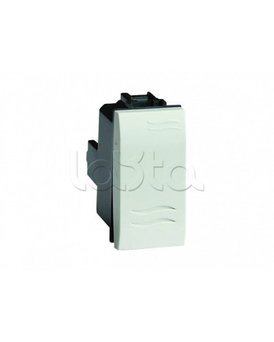 Выключатель типа кнопка, белый, 1мод. DKC 76021B в Муроме Аксессуары для стоек и шкафов Pintop.ru