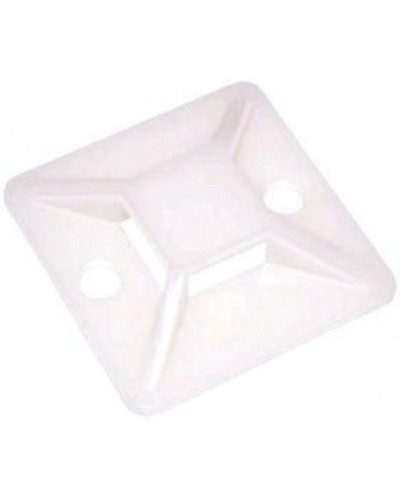 Площадка самоклеящаяся под стяжку, 25х25 мм, белая (100шт.уп) TWT-CV-ATM25 в Муроме Коммутационные изделия Pintop.ru