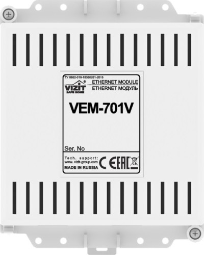 Ethernet модуль Vizit VEM-701V в Муроме Аксессуары для многоабонентных систем Pintop.ru