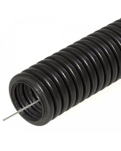 Труба гофрированная ПНД безгалогенная (HF) черная с/з д20 (100м/4800м уп/пал) Строитель Промрукав (PR.022051) в Муроме Труба гофрированная Pintop.ru