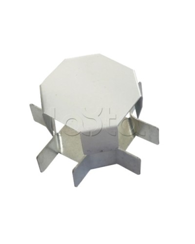 Соединитель ККМО Гефест Соединитель ККМО Угол 15 Х-образный металлический в Муроме Аксессуары для лотков Pintop.ru